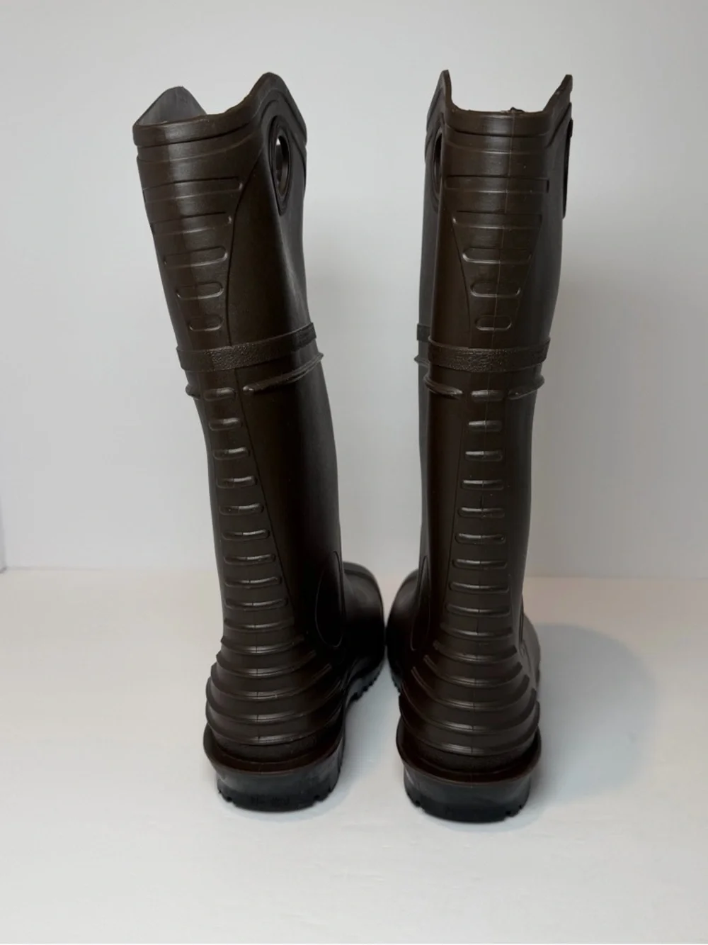 Steel Toe Waterproof Work Boots - Dark Brown‎ Unisex Sizes (M 4, W6)